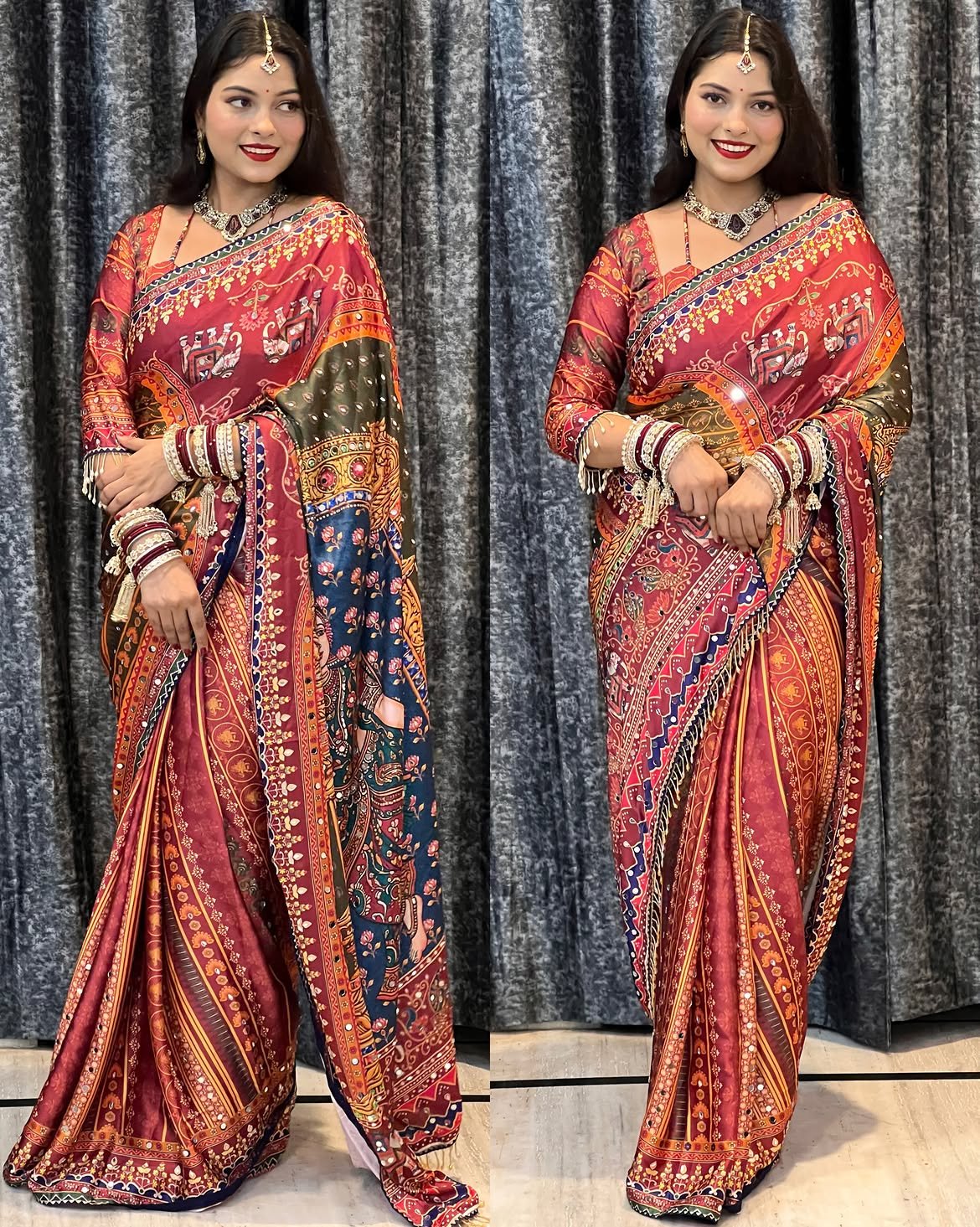 Rashmika Mandana Saree - Threads by Deepika